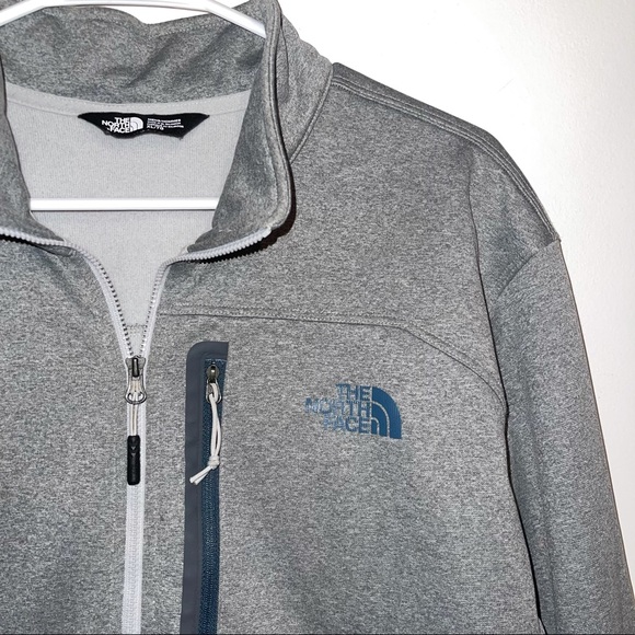 North Face Canyonlands Grey Quarter Zip Pullover - Picture 4 of 6